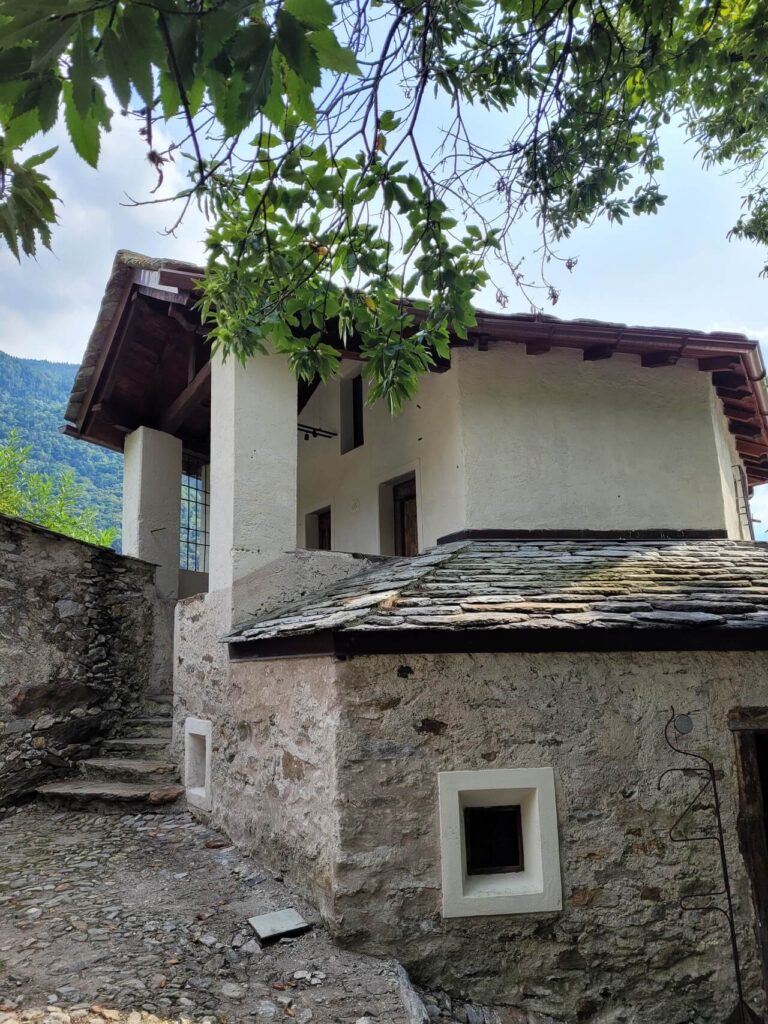 esterno del palazzo vertemate franchi a piuro in valchiavenna